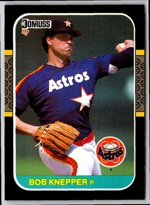 1987 Leaf Bob Knepper #249 Houston Astros Baseball Card - Image 1 of 2