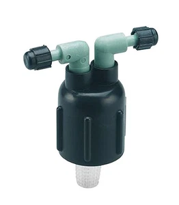 Orbit Plastic Black 2-Port Full Circle Drip Irrigation Manifold 1/2 in. Barb x 1 - Picture 1 of 1
