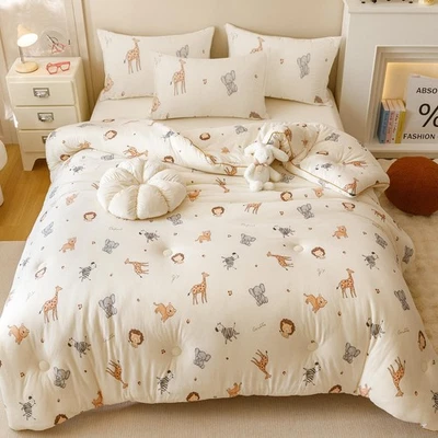 Edredón súper suave doble, 3 piezas juegos de cama dobles - edredón grueso mullido con... Foto 1 de 4