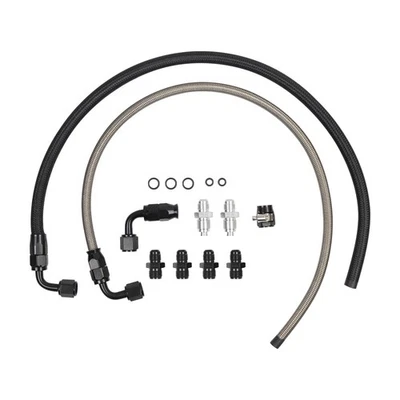 25Inch 6AN Power Steering Pump Hose Kit For Chevy C10 LS Swap Connects - Image 1 of 4