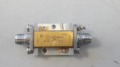 MITEQ RF AMPLIFIER 4 to 20GHz gain 40db 15dBm AFS6-00502000  15V 0.3A  High Gain - Image 1 of 4
