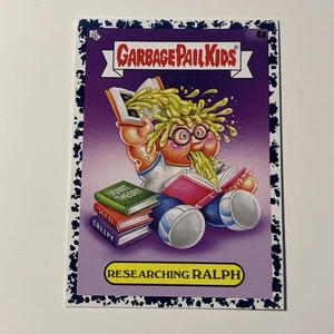 2022 Garbage Pail Kids Book Worms Researching Ralph Inkwell Black Card #4a - Picture 1 of 2