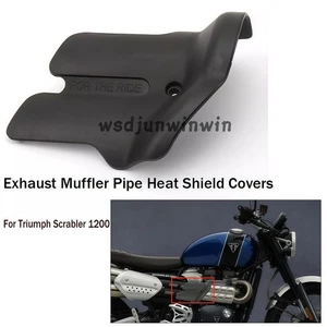 For Triumph Scrambler 1200 Exhaust Muffler Pipe Heat Shield Protector Covers - Bild 1 von 8
