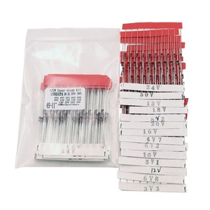 140pcs 14 Values 1/2W 0.5W 3.3-30V Regulator Zener Diode Assorted Assortment Set - Picture 1 of 6