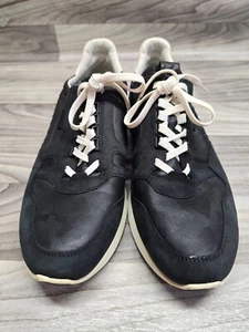 Ecco Sneak Trend Sneakers Uomo Taglia US 11, EU 45Black Pelle Scarpe Comode - Foto 1 di 8