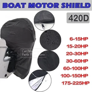 Waterproof Marine Boat Engine Motor Full Cover Oxford Sun Dust Protector 0-350HP - Picture 1 of 22