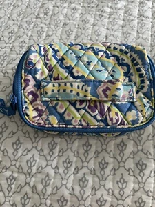Vera Bradley Capri Blue Travel Jewelry Storage Case Bag - Retired Pattern - Picture 1 of 5