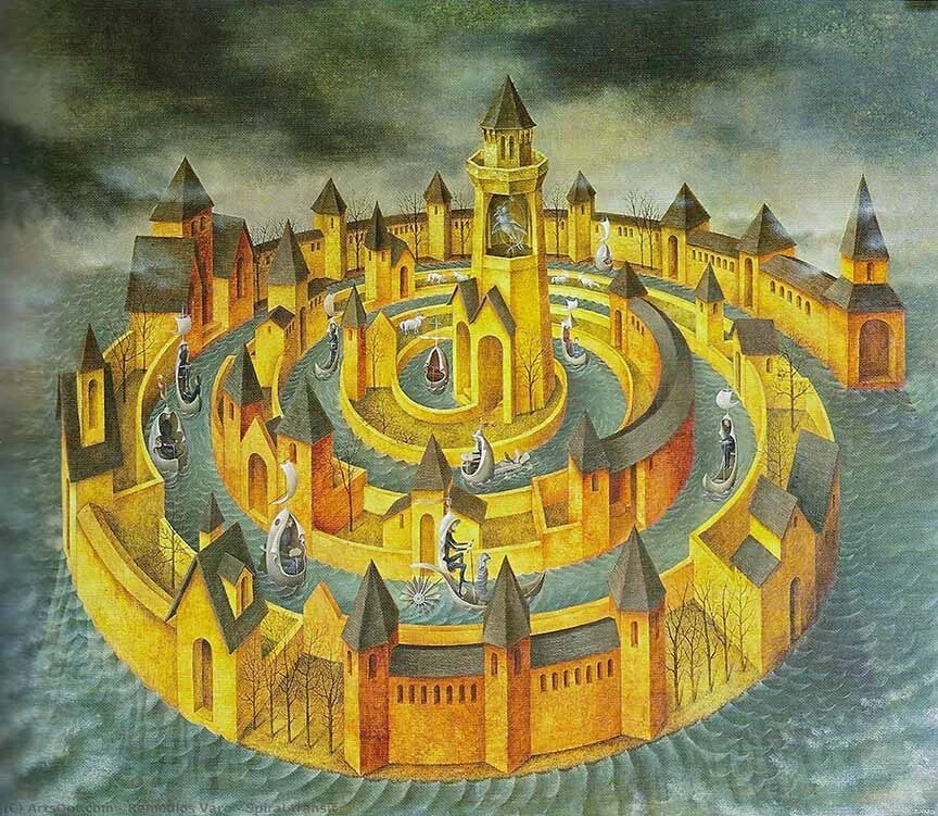 Spiral Transit : Remedios Varo : Archival Quality Art Print - Image 1 of 1