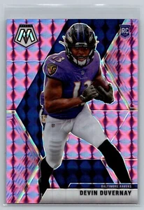 2020 Panini Mosaic SP/49 Pink #232 Devin Duvernay RC Rookie Ravens - Picture 1 of 2