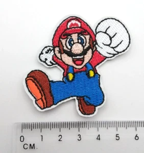 Super Mario Bügelbild Patch bestickt zum Aufbügeln Aufnäher Flicken - Bild 1 von 2