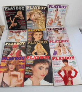 Playboy Magazine 1983 Complete Year 12 Issues - All With Centerfolds - Picture 1 of 5