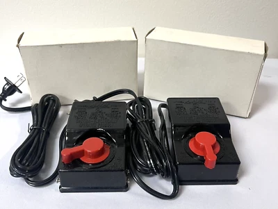 Lot of 2 AHM Model 70210 Railroad Train Hobby Transformer 120v HO & N Scale - Image 1 of 4
