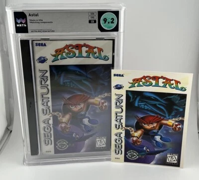 ASTAL Sega Saturn WATA Graded 9.2 - Complete in Box CIB - 1995 with VIDPRO Card - Image 1 of 4