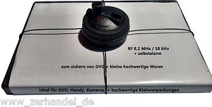 25 RF/AM Kartonsicherung Mini Spider Wrap Multialarm 8.2MHz/58kHz Warensicherung - Bild 1 von 5
