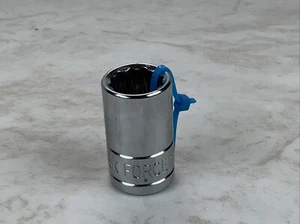 TASK FORCE 15mm 1/2 Drive 12pt METRIC Socket - CR-V - Blue - Picture 1 of 6