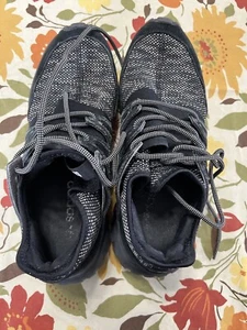 Adidas Tubular Radial Running Shoes Black Gray Suede BB2394 Mens Size 9 - Picture 1 of 5