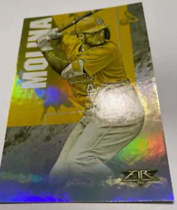 2019 Topps Fire Gold Minted Yadier Molina #22 - Picture 1 of 2