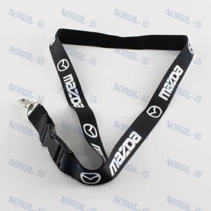 Lanyard Keychain Quick Release For MAZDA MAZDASPEED RX7 RX8 MIATA MX5 13B Black - Picture 1 of 4