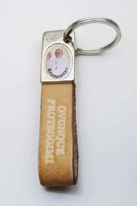 Pope Francis / Mary Undoer of Knots Keyring - Italian Leather - Natural - Picture 1 of 2