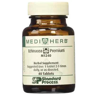 MEDI HERB Equinácea Premium - M1240 - Suplemento herbal - 40 comprimidos caducidad: 25/08 Foto 1 de 2