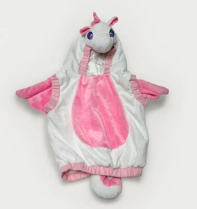 Capricorn Fun Costume Kids Children Size 2-4T White Pink Plush Hooded Girl - Picture 1 of 19