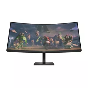 165Hz ULTRAWIDE GAMING MONITOR HP OMEN 34c CURVED 3440x1440 165Hz DCI-P3 HDR - Picture 1 of 7