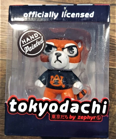 Zephyr NCAA Auburn Tokyodachi Hand Painted Mascot Collectibles Art Cover