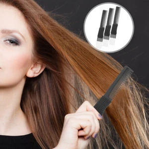 3 Pcs Styling Comb Hair Carbon Lift Teasing Combs Tail for Women - Picture 1 of 11