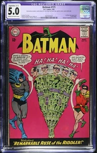 1965 Batman 171 CGC 5.0 Restored. 1st Silver Age Appearance of the Riddler - Picture 1 of 2