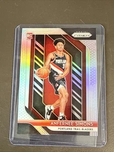 2018-19 Panini Prizm - Anfernee Simons #61 Silver Prizm (RC) Portland - Imagen 1 de 10