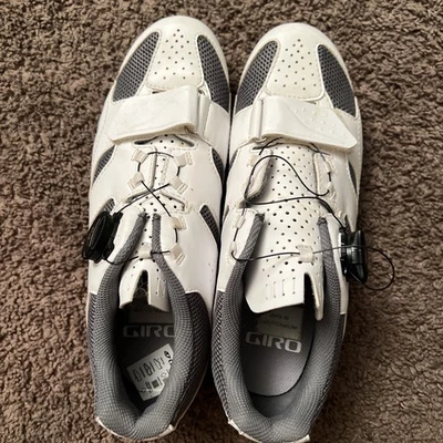 Giro Savix Blanco Sintético Sin Cordones Gancho Lazo Botín Carretera Ciclismo Mujeres Zapatos 6.5 Foto 1 de 4