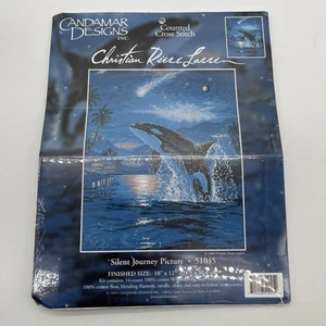 Candamar Designs Counted Cross Stitch Kit Silent Journey 10x12 Orca Vintage Neu - Bild 1 von 3