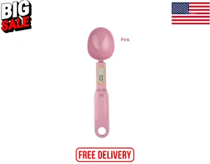 Digital Spoon Scale 500g/0.1g LCD Kitchen Tool for Flour, Milk, Coffee - Picture 1 of 3