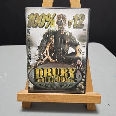 Drury Outdoors 100% v12 Hunting DVD 100% Wild 100% Fair Chase - Image 1 of 4