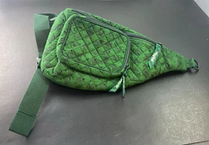 Vera Bradley Harry Potter Slytherin Green Quilted Mini Crossbody Backpack - Picture 1 of 14