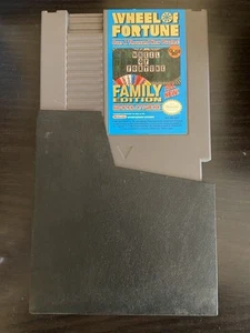 Nintendo NES ( Wheel Of Fortune Family Edition, 1990) Genuine OEM Authentic - Picture 1 of 3