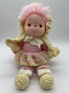 Crocheted Doll Pink Lemonade Cupcake Designs - Picture 1 of 7