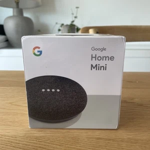 Google Home Mini First Gen - Charcoal - Brand New in Sealed Box - Picture 1 of 6