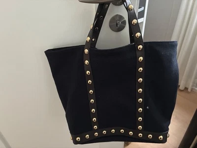 Extravagante Designer Tasche, Shoppingbag,Vanessa Bruno, schwarz Wolle - Bild 1 von 4