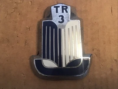 Emblema 1957-62 Triumph TR3 Fromt fabricante de equipamento original - Imagem 1 de 3