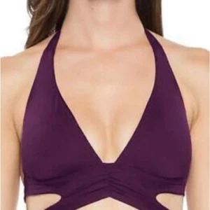 Becca lila Neckholder Bikini Oberteil - Größe M - Bild 1 von 5