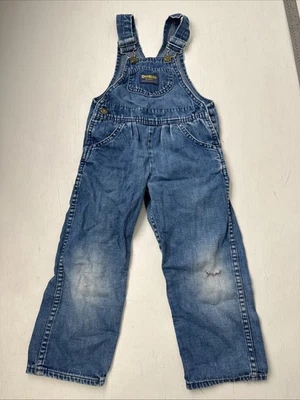 Mono de Colección OshKosh B'gosh Juvenil Talla 5 Azul Denim VESTBAK Hecho en EE. UU. Años 90 Foto 1 de 4