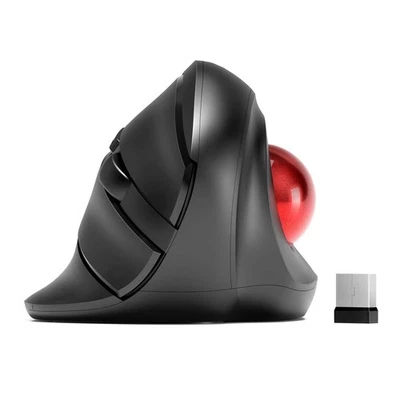 MicroPack Trackball Wireless Mouse, Upgrade Right Hand Ergonomic Mouse with W... - Image 1 of 4