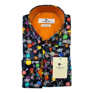 Claudio Lugli Vinyl Records Langarmshirt - Bild 1 von 1