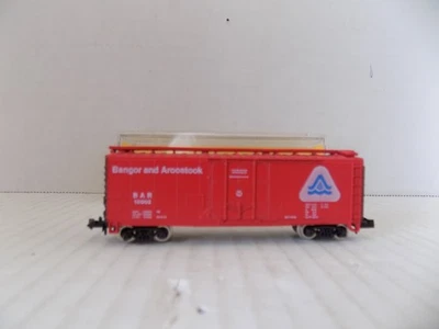 PLUG DOOR BO  CAR,N SCALE, FOR;BANGOR & AROOSTOCK RR BY; ATLAS NOS - Image 1 of 4