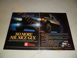 1984 DODGE OMNI GLH ARTICLE / AD - Picture 1 of 1