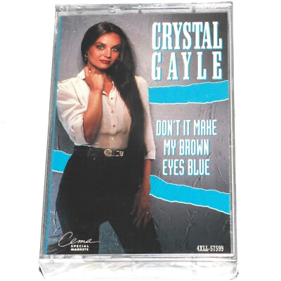 Crystal Gayle - Don't It Make My Brown Eyes Blue (Cassette Tape 1991) NEW SEALED Foto 1 de 4