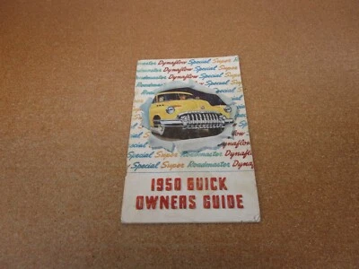 Buick Series 40 50 70 1950 manual del propietario literatura Foto 1 de 4