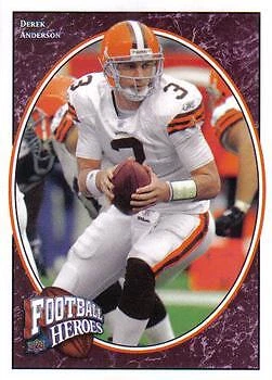 Derek Anderson 2008 Upper Deck Heroes #32 Cleveland Browns - Image 1 of 2