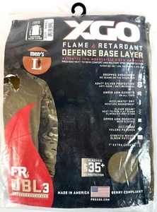 XGO Shirt Combat Shirt DBL3-FR Flame Retardant Base Layer OCP Camo Men's Large - Picture 1 of 3